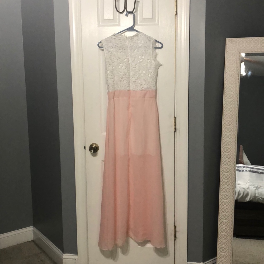 Pretty white & Pink maxi - Picture 3 of 3